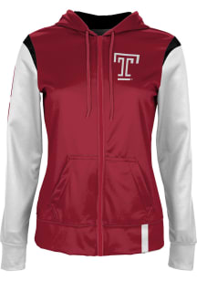 ProSphere Temple Owls Womens Red Tailgate Light Weight Jacket