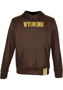 ProSphere Wyoming Cowboys Youth Brown Solid Long Sleeve Hoodie