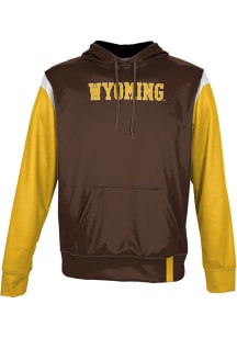 ProSphere Wyoming Cowboys Youth Brown Tailgate Long Sleeve Hoodie