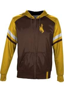 ProSphere Wyoming Cowboys Youth Brown Old School Light Weight Jacket