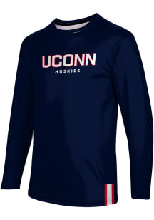 ProSphere UConn Huskies Navy Blue Solid Long Sleeve T Shirt