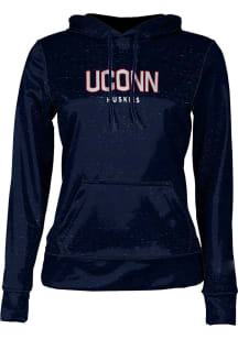 ProSphere UConn Huskies Womens Navy Blue Heather Hooded Sweatshirt