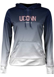 ProSphere UConn Huskies Womens Navy Blue Zoom Hooded Sweatshirt