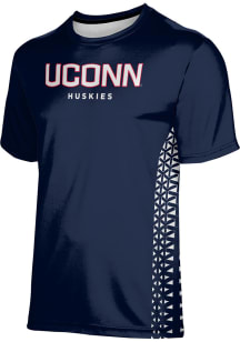 ProSphere UConn Huskies Youth Navy Blue Geometric Short Sleeve T-Shirt