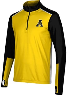 ProSphere Appalachian State Mountaineers Mens Black Counter Long Sleeve 1/4 Zip Pullover