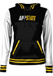 ProSphere Appalachian State Mountaineers Womens Black Letterman Hooded Sweatshirt
