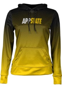 ProSphere Appalachian State Mountaineers Womens Black Zoom Hooded Sweatshirt