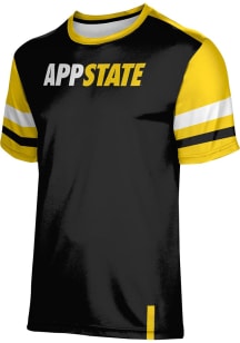ProSphere Appalachian State Mountaineers Youth Black Old School Short Sleeve T-Shirt