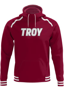 ProSphere Troy Trojans Mens Red Classic Long Sleeve Hoodie