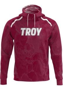 ProSphere Troy Trojans Mens Red Element Long Sleeve Hoodie