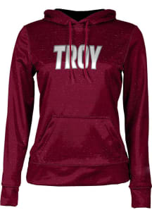 ProSphere Troy Trojans Womens Red Heather Hooded Sweatshirt