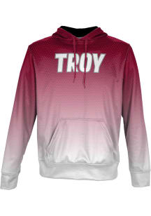 ProSphere Troy Trojans Youth Red Zoom Long Sleeve Hoodie