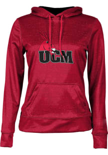 ProSphere Central Missouri Mules Womens Red Heather Hooded Sweatshirt
