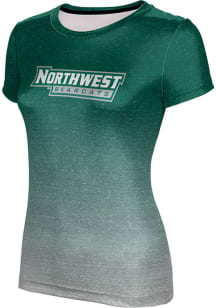 ProSphere Northwest Missouri State Bearcats Womens Green Ombre Short Sleeve T-Shirt