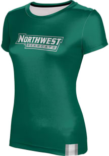 ProSphere Northwest Missouri State Bearcats Womens Green Solid Short Sleeve T-Shirt