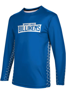 ProSphere Saint Louis Billikens Blue Geometric Long Sleeve T Shirt
