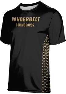ProSphere Vanderbilt Commodores Black Geometric Short Sleeve T Shirt