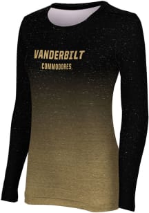 ProSphere Vanderbilt Commodores Womens Black Ombre LS Tee