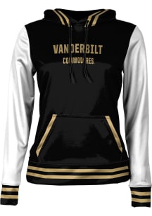ProSphere Vanderbilt Commodores Womens Black Letterman Hooded Sweatshirt