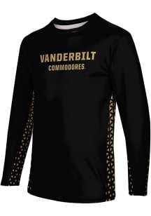 ProSphere Vanderbilt Commodores Black Geometric Long Sleeve T Shirt