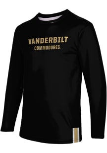 ProSphere Vanderbilt Commodores Black Solid Long Sleeve T Shirt