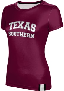ProSphere Texas Southern Tigers Womens Maroon Solid Short Sleeve T-Shirt