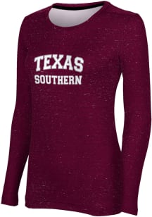 ProSphere Texas Southern Tigers Womens Maroon Heather LS Tee