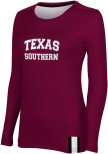 ProSphere Texas Southern Tigers Womens Maroon Solid LS Tee