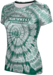 ProSphere Northwest Missouri State Bearcats Womens Green Tie Dye Short Sleeve T-Shirt