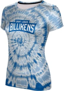 ProSphere Saint Louis Billikens Womens Blue Tie Dye Short Sleeve T-Shirt