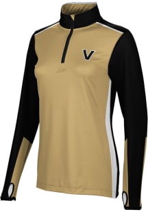 ProSphere Vanderbilt Commodores Womens Black Counter 1/4 Zip Pullover