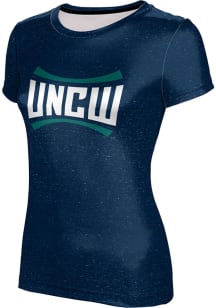 ProSphere UNCW Seahawks Womens Navy Blue Heather Short Sleeve T-Shirt