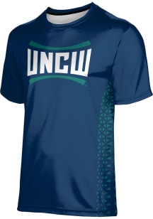ProSphere UNCW Seahawks Youth Navy Blue Geometric Short Sleeve T-Shirt