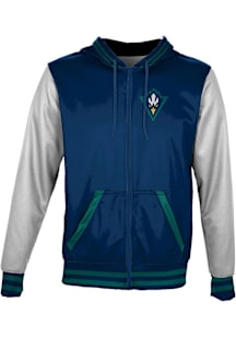 ProSphere UNCW Seahawks Mens Navy Blue Letterman Light Weight Jacket