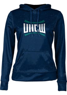 ProSphere UNCW Seahawks Womens Navy Blue Heather Hooded Sweatshirt