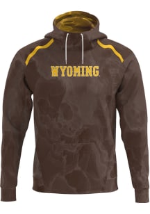 ProSphere Wyoming Cowboys Mens Brown Element Long Sleeve Hoodie