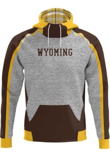 ProSphere Wyoming Cowboys Mens Brown Heritage Long Sleeve Hoodie