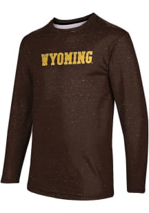 ProSphere Wyoming Cowboys Brown Heather Long Sleeve T Shirt