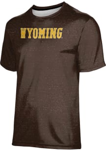 ProSphere Wyoming Cowboys Brown Heather Short Sleeve T Shirt