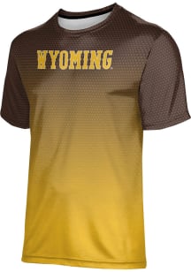 ProSphere Wyoming Cowboys Brown Zoom Short Sleeve T Shirt