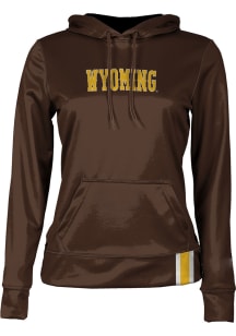 ProSphere Wyoming Cowboys Womens Brown Solid Hooded Sweatshirt