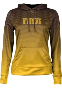 ProSphere Wyoming Cowboys Womens Brown Zoom Hooded Sweatshirt
