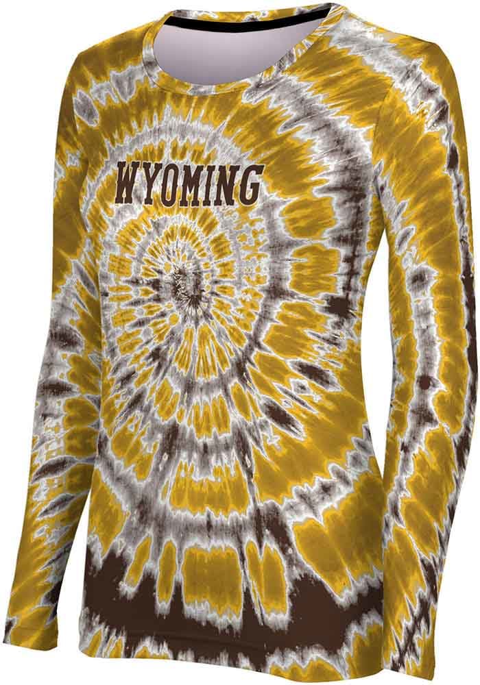 Men's Uscape Apparel Yellow Wyoming Cowboys Garment Dyed T-Shirt