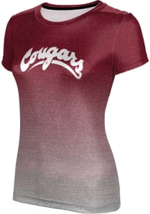 ProSphere Washington State Cougars Womens Red Ombre Short Sleeve T-Shirt