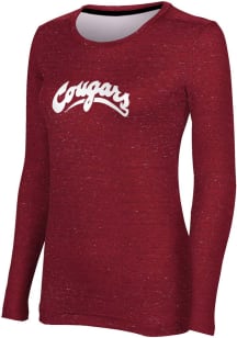 ProSphere Washington State Cougars Womens Red Heather LS Tee