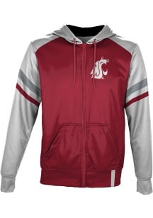 ProSphere Washington State Cougars Mens Red Old School Light Weight Jacket