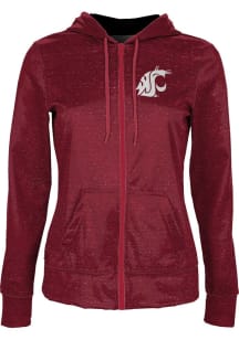 ProSphere Washington State Cougars Womens Red Heather Light Weight Jacket