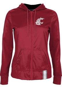ProSphere Washington State Cougars Womens Red Solid Light Weight Jacket