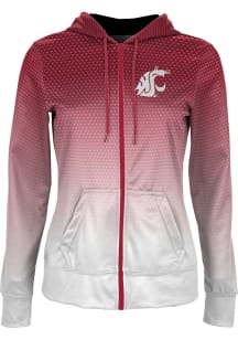 ProSphere Washington State Cougars Womens Red Zoom Light Weight Jacket