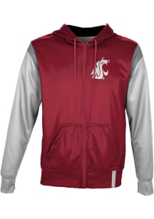 ProSphere Washington State Cougars Youth Red Tailgate Light Weight Jacket